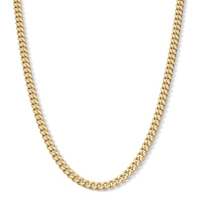 10K Gold Bonded Miami Cuban Curb Chain - 22"