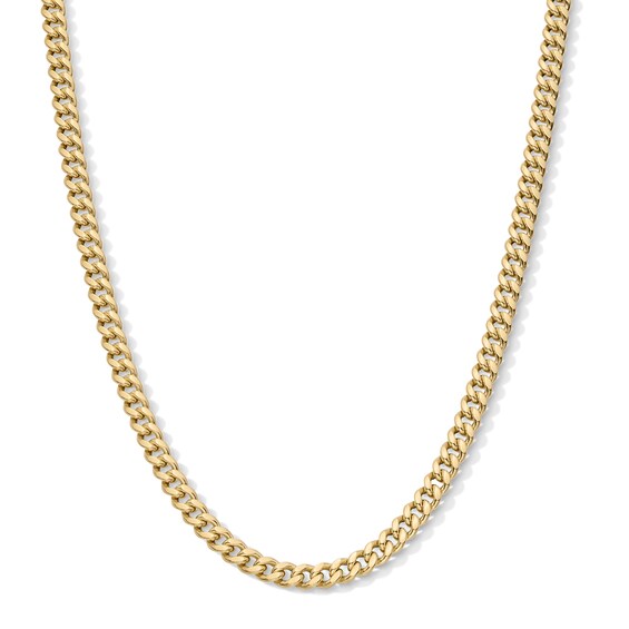 10K Gold Bonded Miami Cuban Curb Chain - 22"