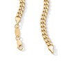 Thumbnail Image 2 of 10K Gold Bonded Sterling Silver Miami Cuban Curb Chain - 22"