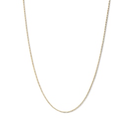 10K Solid Gold Twisted Box Chain - 18"
