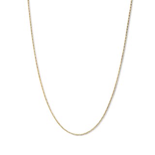 10K Solid Gold Twisted Box Chain - 18"