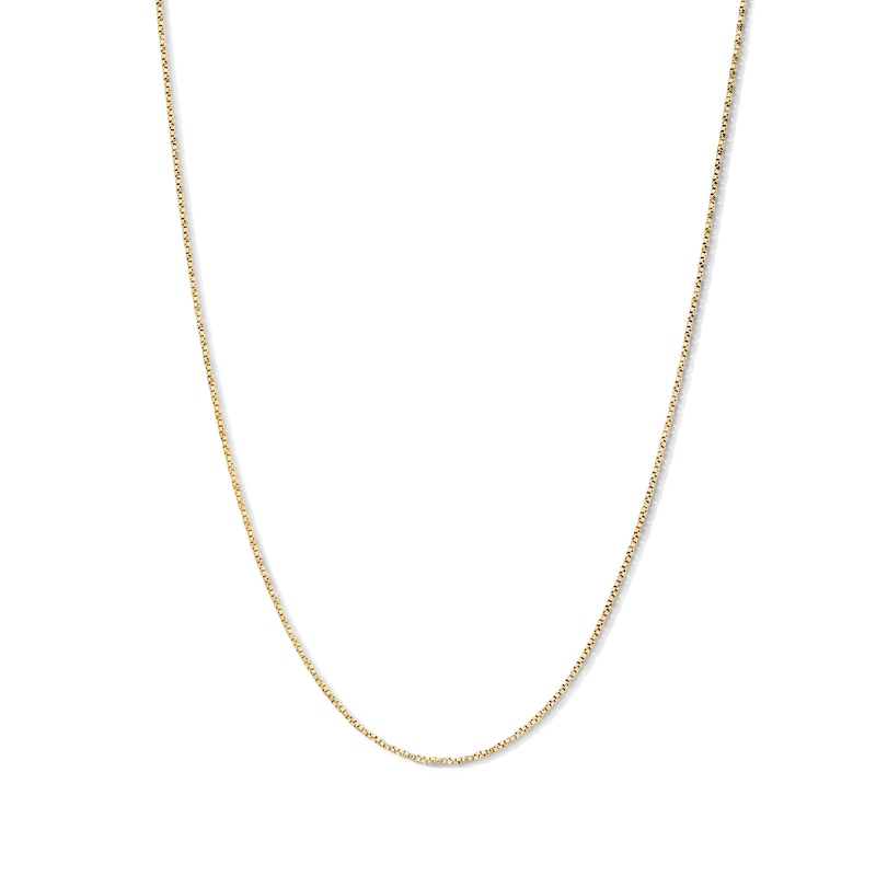 10K Solid Gold Twisted Box Chain - 18"