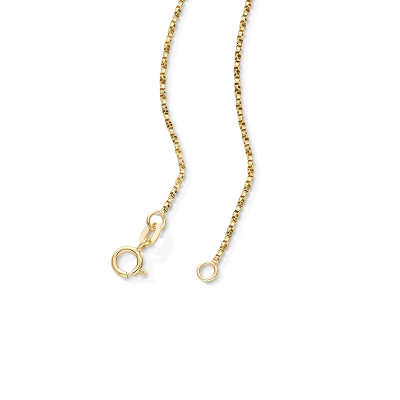Main Image 3 of 10K Solid Gold Twisted Box Chain - 18"