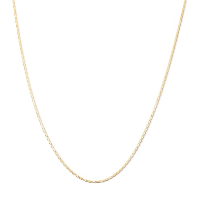14K Solid Gold Valentino Chain - 18"