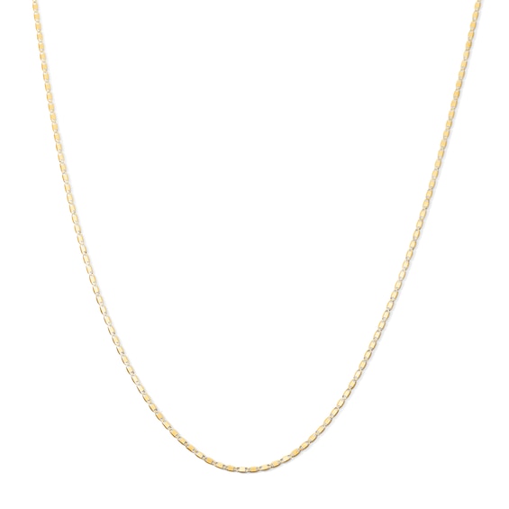 14K Solid Gold Valentino Chain - 18"