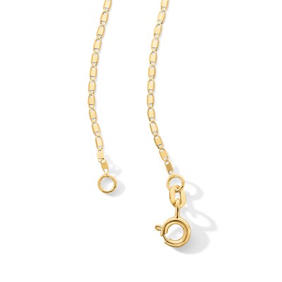 14K Solid Gold Valentino Chain - 18"