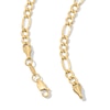 Thumbnail Image 2 of 10K Yellow Gold Plated Figaro Chain - 22"