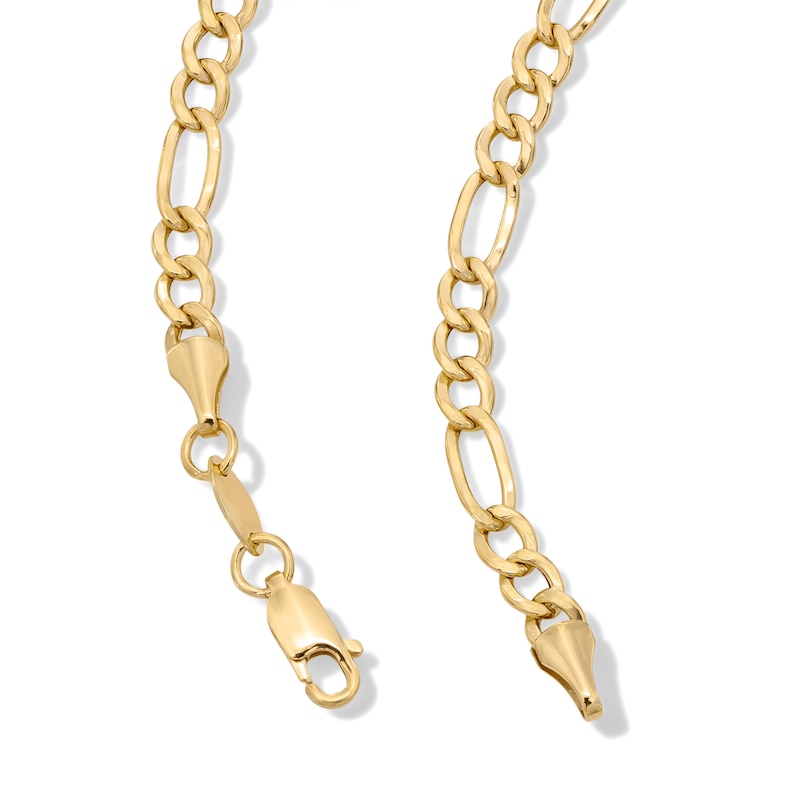 Main Image 2 of 10K Yellow Gold Plated Figaro Chain - 22"