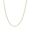 Thumbnail Image 1 of 10K Solid Gold Mirror Oval Chain - 18"