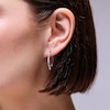 Thumbnail Image 2 of Sterling Silver Multi Heart Hoops