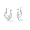 Thumbnail Image 1 of Sterling Silver Dolphin Hoops