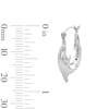 Thumbnail Image 3 of Sterling Silver Dolphin Hoops