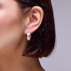 Thumbnail Image 2 of Sterling Silver Polished Wide Hoops