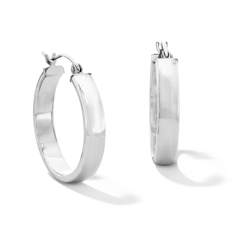 Main Image 1 of Sterling Silver Hollow Hoops