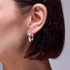 Thumbnail Image 2 of Sterling Silver Hollow Hoops