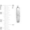 Thumbnail Image 3 of Sterling Silver Hollow Hoops