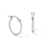 Thumbnail Image 1 of Sterling Silver Twist Tube Hoops