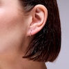 Thumbnail Image 2 of Sterling Silver Twist Tube Hoops