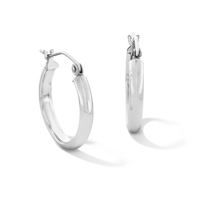 Sterling Silver Hinged Hoops