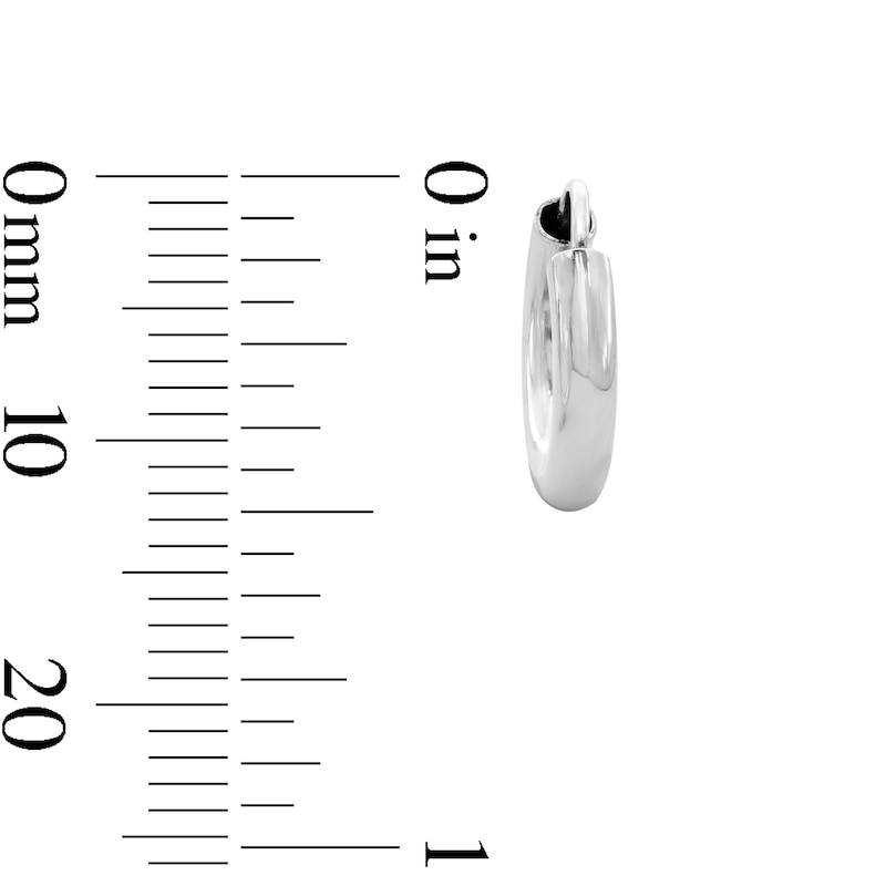 Main Image 3 of Sterling Silver Continuous Hoops