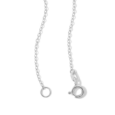 Sterling Silver Teardrop Pendant - 16" + 2"