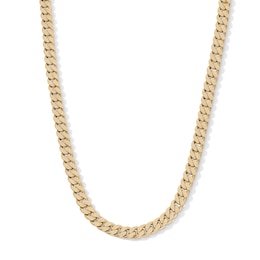 10K Gold Cuban Curb Chain - 24"
