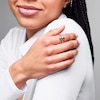 Thumbnail Image 2 of Sterling Silver Teardrop Ring - Size 7