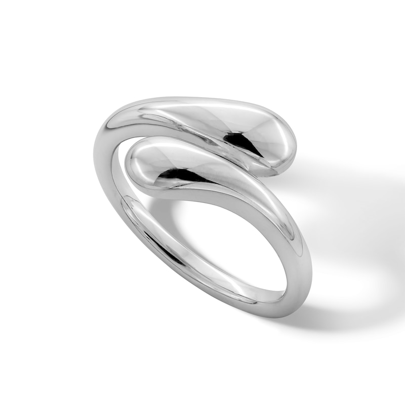 Main Image 3 of Sterling Silver Teardrop Ring - Size 7