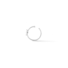 Thumbnail Image 2 of 14K Solid White Gold CZ Flower Nose Ring - 20G 7/16"