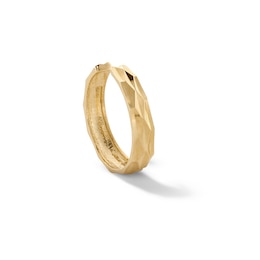 10K Gold Diamond-Cut Ear Cuff