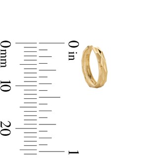 10K Gold Diamond-Cut Ear Cuff