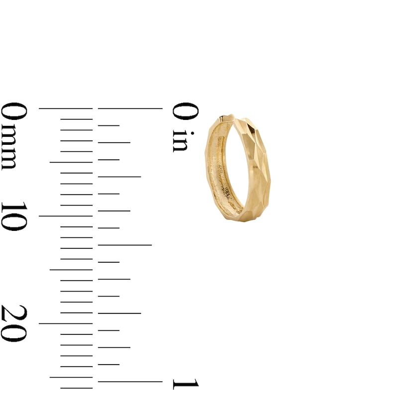 Main Image 3 of 10K Gold Diamond-Cut Ear Cuff