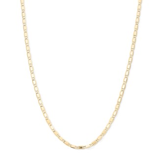 10K Hollow Gold Valentino Chain - 18"
