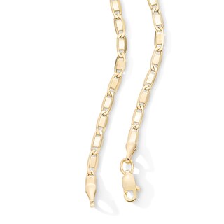 10K Hollow Gold Valentino Chain - 18"
