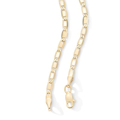 10K Hollow Gold Valentino Chain - 18"