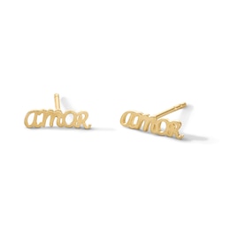 10K Gold Amor Studs