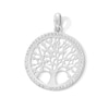 Thumbnail Image 1 of Solid Sterling Silver CZ Tree of Life Charm