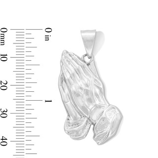 Sterling Silver Praying Hands Charm