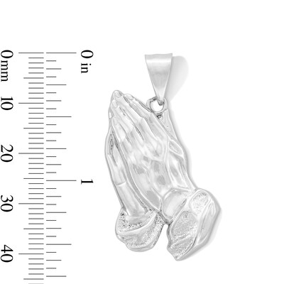 Sterling Silver Praying Hands Charm