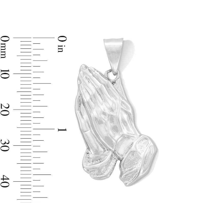 Sterling Silver Praying Hands Charm