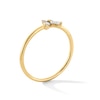 Thumbnail Image 3 of 10K Solid Gold CZ Butterfly Ring - Size 7