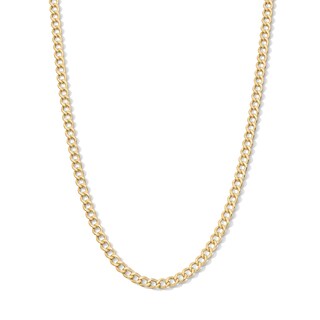 10K Gold Bonded Curb Chain - 18"