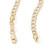 Thumbnail Image 2 of 10K Gold Bonded Sterling Silver Curb Chain - 18"