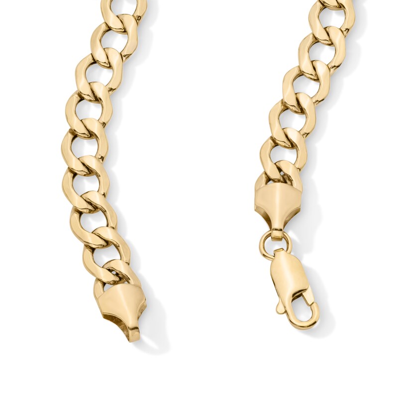 Main Image 2 of 10K Hollow Gold Curb Chain - 24"
