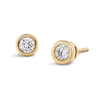 Thumbnail Image 1 of 10K Gold 1/5 CT. T.W. Lab-Grown Diamond Round Bezel Studs