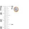 Thumbnail Image 2 of 10K Gold 1 1/5 CT. T.W. Lab-Grown Diamond Round Bezel Studs