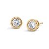 Thumbnail Image 1 of 10K Gold 5/8 CT. T.W. Lab-Grown Diamond Round Bezel Studs