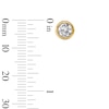 Thumbnail Image 2 of 10K Gold 5/8 CT. T.W. Lab-Grown Diamond Round Bezel Studs