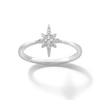 Thumbnail Image 1 of Sterling Silver CZ North Star Ring - Size 7