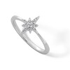 Thumbnail Image 3 of Sterling Silver CZ North Star Ring - Size 7